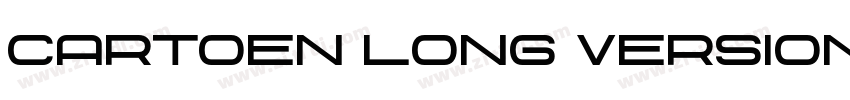 Cartoen Long Version字体转换